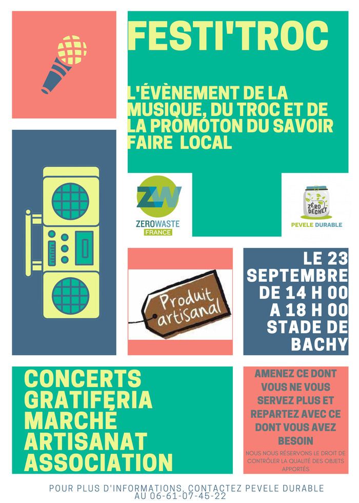 L'événement de la musique, du troc et de la promotion du savoir-faire local