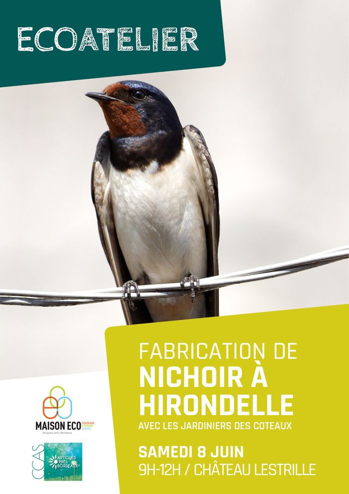 ECO ATELIER : Fabrication de nichoirs à hirondelles