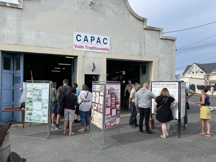 Présentation des activités du CAPAC : restauration de bateaux traditionnels, matelotage, historique de la pêche locale...