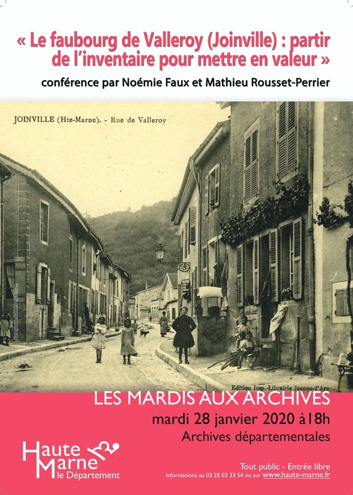 Dans le cadre des Mardis aux Archives