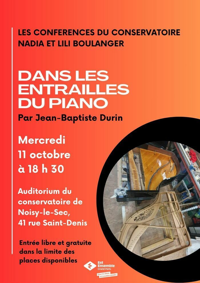 Conférence animée par Jean-Baptiste Durin, accordeur