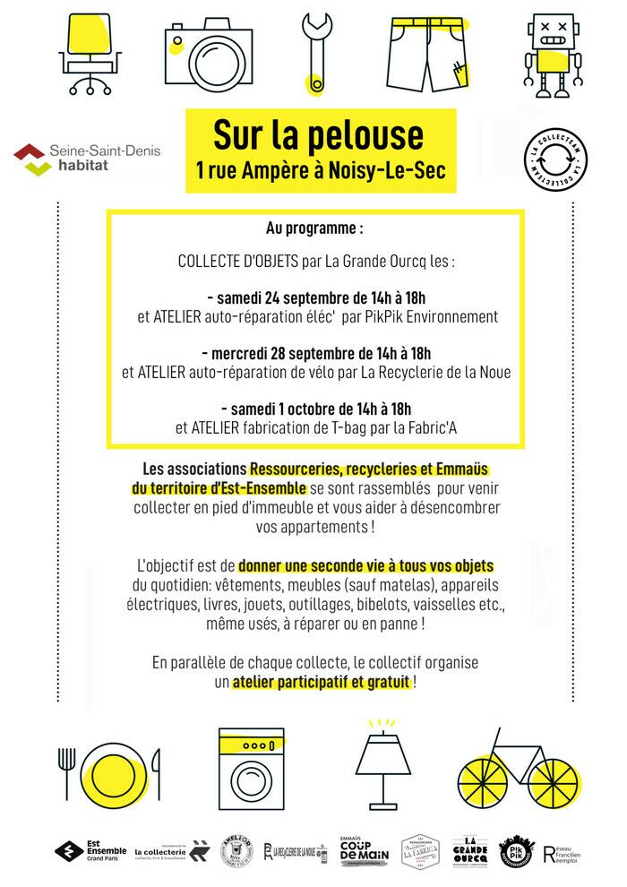 Collecte en pied d'immeuble et ateliers réemploi