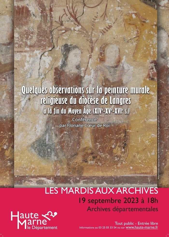 Conférence dans le cadre des Mardis aux Archives