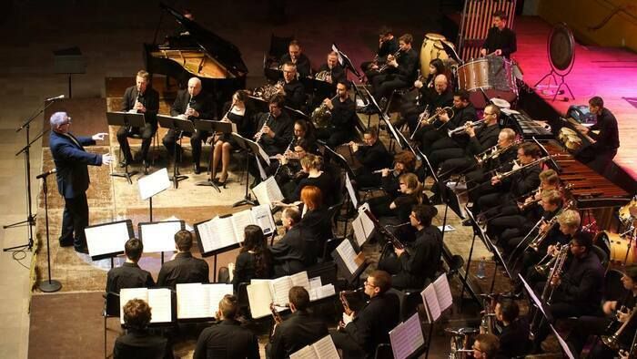 Concert de l'Orchestre d'Harmonie de Roubaix, aux origines de la piscine