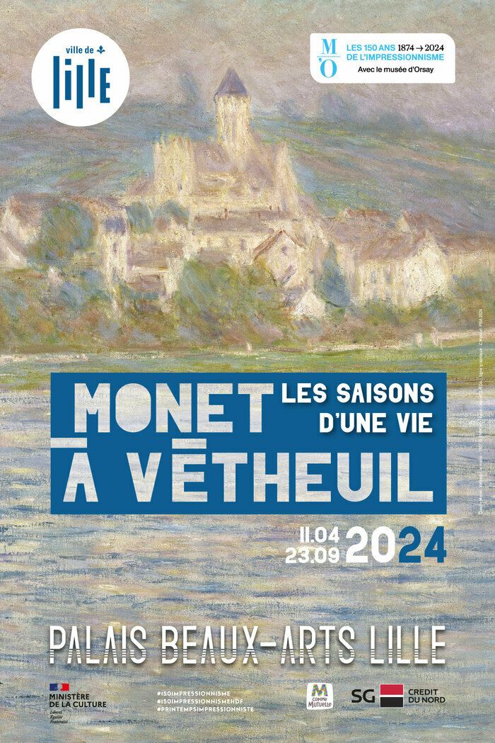 Au printemps 2024, le Palais des Beaux-Arts de Lille s’associe au musée d’Orsay pour célébrer les 150 ans de l’impressionnisme autour de Claude Monet, figure fondatrice de ce mouvement.