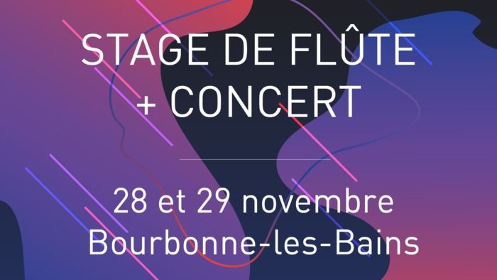 Arts Vivants 52, en partenariat avec l’école de musique de Bourbonne-les-Bains vous propose un stage de flûte animé par Catherine Baert à la fin du mois de novembre.