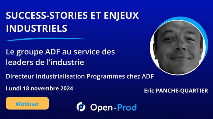 Dans ce webinar, Eric Panche-Quartier abordera les défis industriels, les enjeux de productivité et les success-stories du groupe, leader en ingénierie et maintenance industrielle