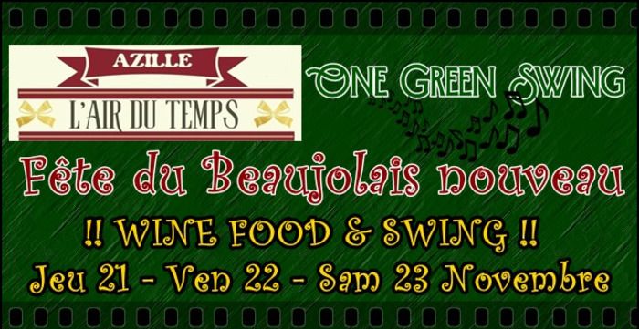 Repas-Concert avec l'artiste ONE GREEN SWING (Swing années 20 & 30)