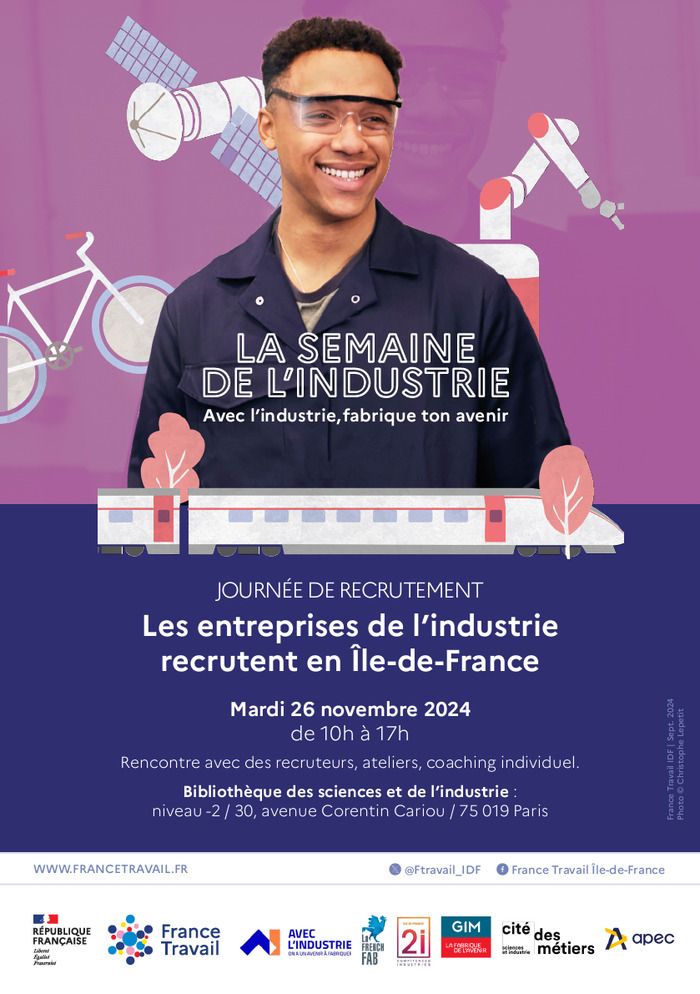 Journée de recrutement: Les entreprises de l'industrie recrutent en Ile-de-France