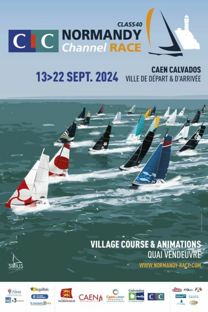 Avec un parcours d'environ 1 000 miles en Manche et en Mer Celtique, le CIC Normandy Channel Race vous donne rendez-vous du 13 au 22 septembre à Caen.