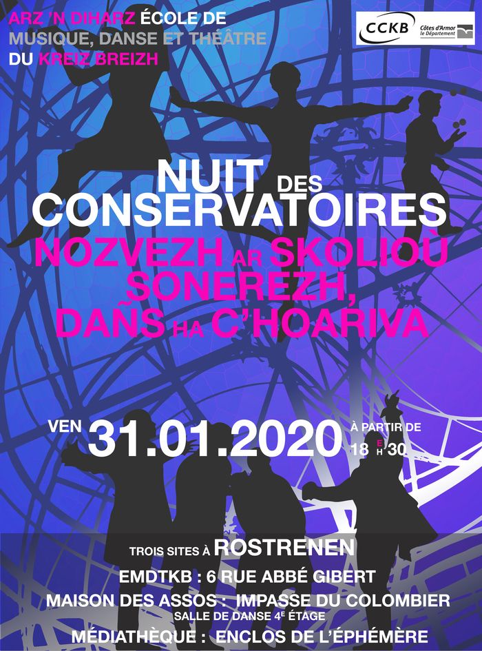 Musique, Théâtre et danse de 18h30 à 22h et +