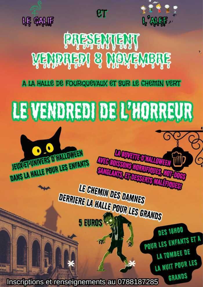 Le Vendredi 8 novembre 2024, le Vendredi de l'Horreur est la soirée d'halloween organisée à Fourquevaux pour les adultes et les enfants. Buvette et restauration sur place