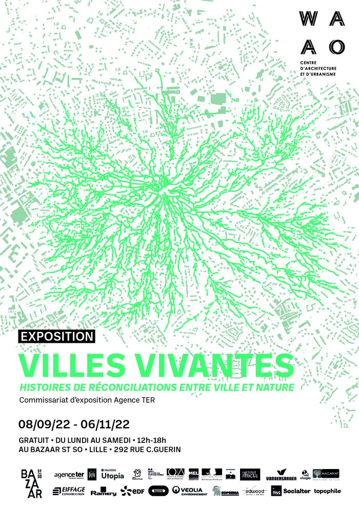 L’exposition VILLES VIVANTES explore la révolution urbaine en cours en faveur de la prise en compte du vivant.