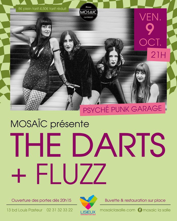 The Dartz & Fluzz en concert le vendredi 9 octobre à la salle Mosaïc !