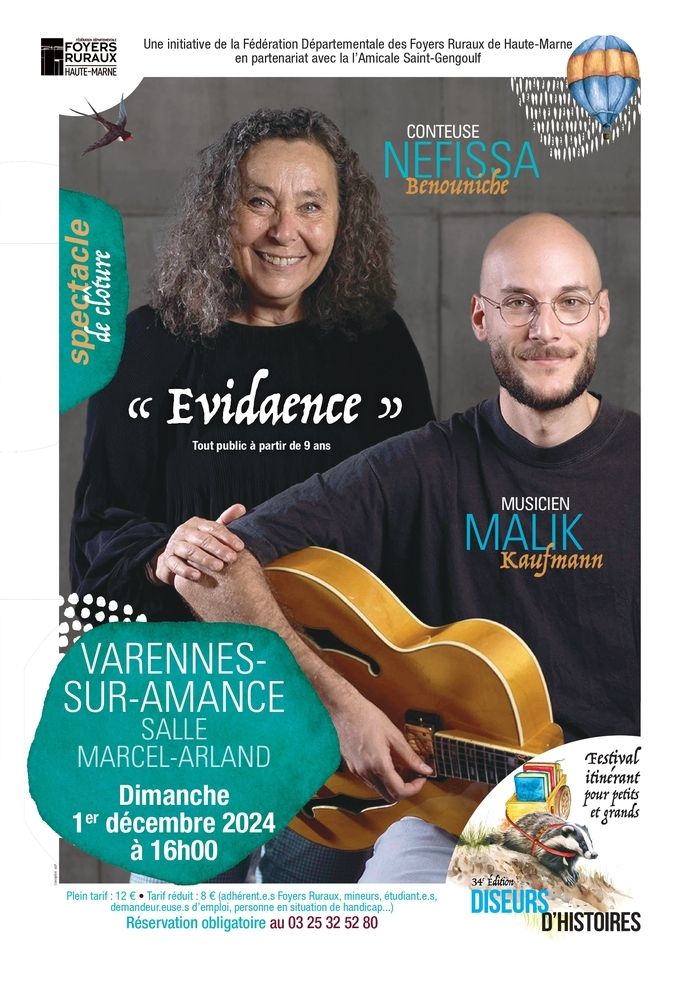 Néfissa Benouniche et Malik Kaufmann // Evidaence