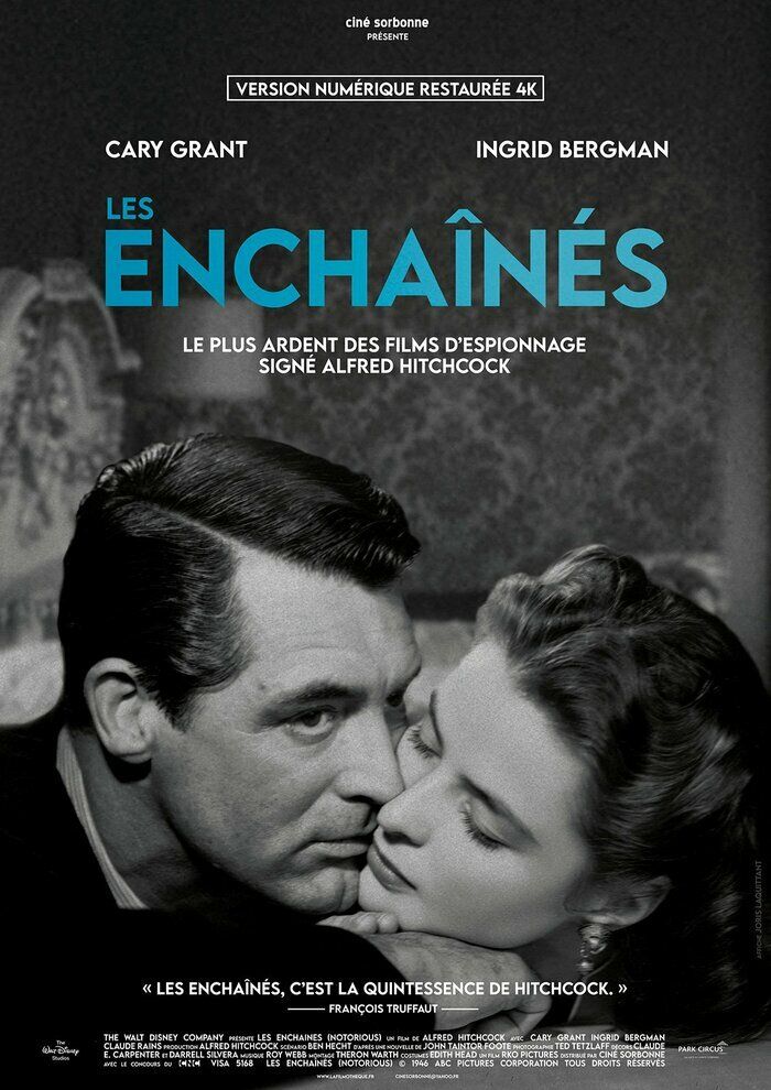 Policier / Romance d'Alfred Hitchcock
            Avec Cary Grant… États-Unis - 1946 - 1H42