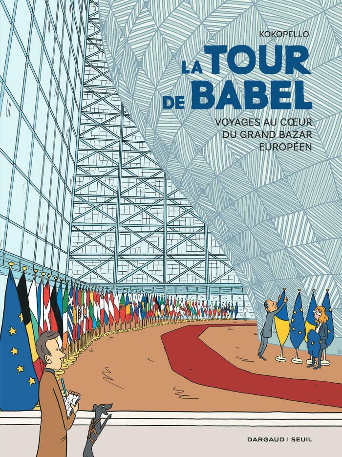 KOKOPELLO racontera, en dialogue avec l'historien Laurent WARLOUZET, comment il a pénétré et décrypté par le dessin le fonctionnement des lieux de pouvoir de l'UE, au plus près des acteurs européens.