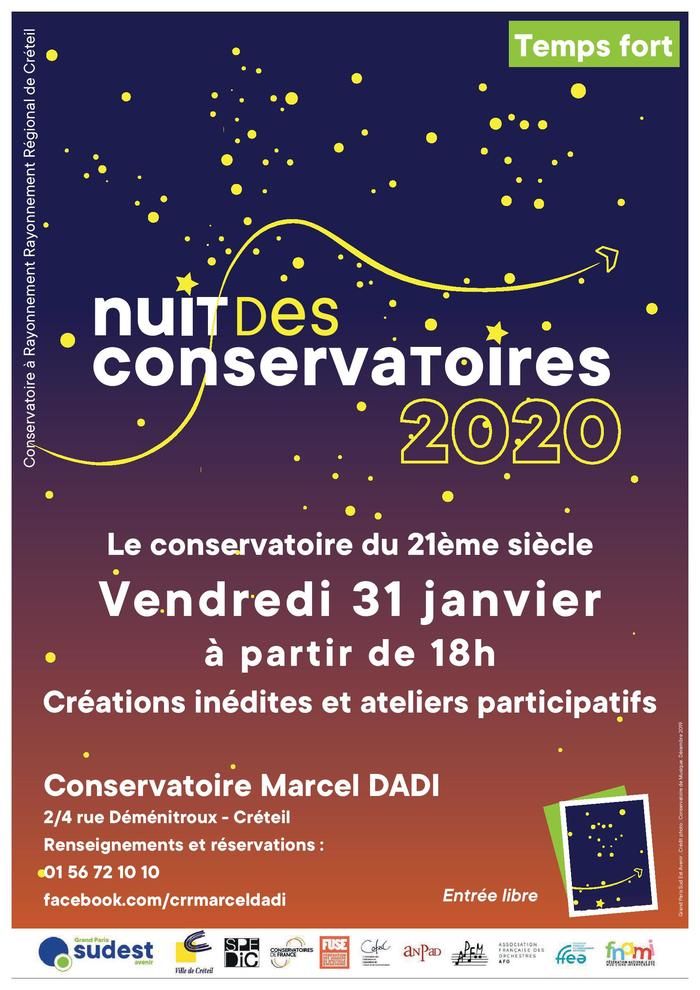 Le CRR de Créteil vous ouvre ses portes le temps d’une soirée pour découvrir des performances artistiques d’élèves et enseignants autour de la thématique « Le conservatoire du 21ème siècle ».