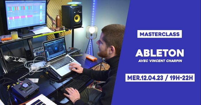 Vincent Charpin, batteur (Jahneration, Dajak, Hatik, Sara Lugo...), beat maker (Khiks, Kesh, Mora Mora...) et session maker (Nâaman, Ryon, Suki...), vous invite à sa Masterclass