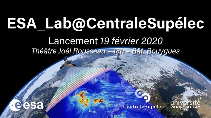 L’Agence Spatiale Européenne (ESA) et CentraleSupélec signent un accord portant sur la création de l’ESA_Lab@CentraleSupélec.