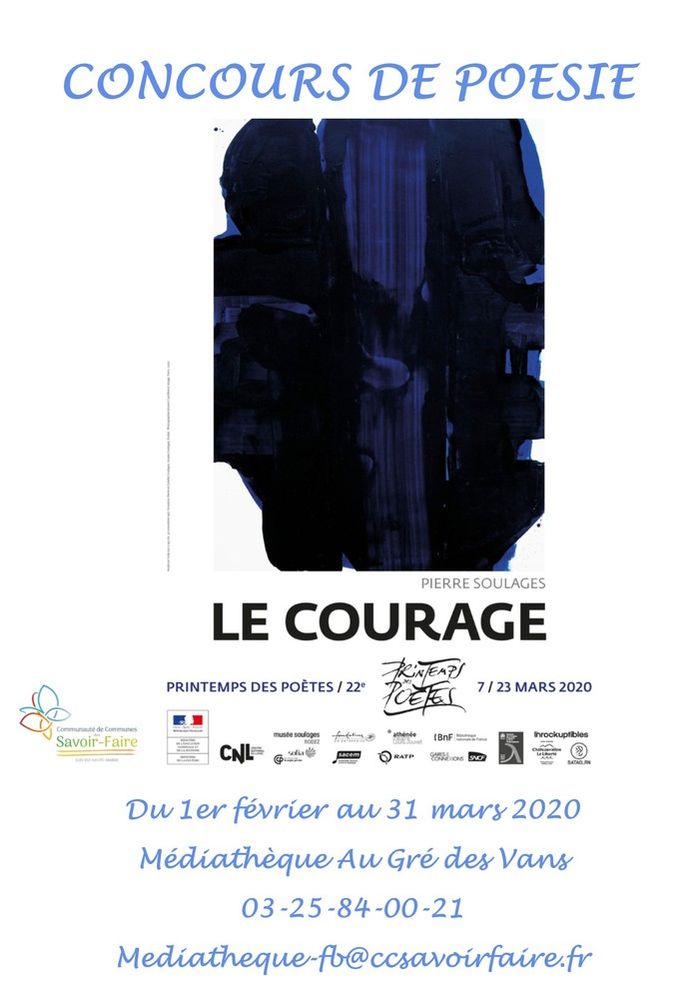 Participez à notre concours de poésie du 1er février au 31 mars 2020