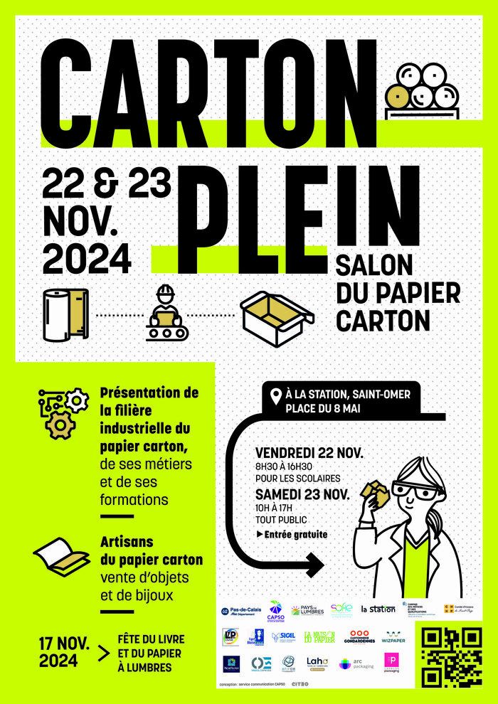 Salon dédié à la découverte et à la valorisation de la filière papetière du Pays de Saint Omer : formations, métiers, recyclage ....