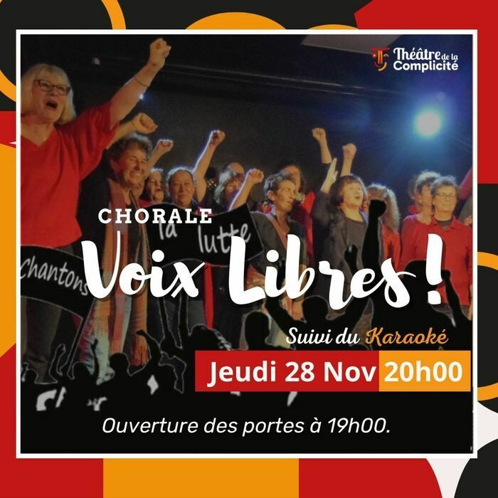 Soirée avec la Chorale Voix Libres, suivi du Karaoké hebdomadaire