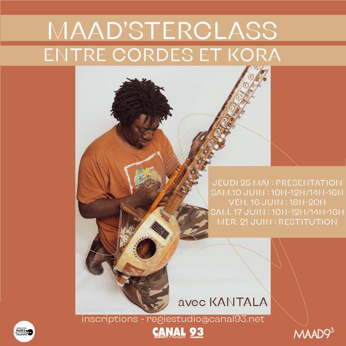 Destinée aux instrumentistes à cordes, cette MAAD'sterclass est une initiation à la musique mandingue.