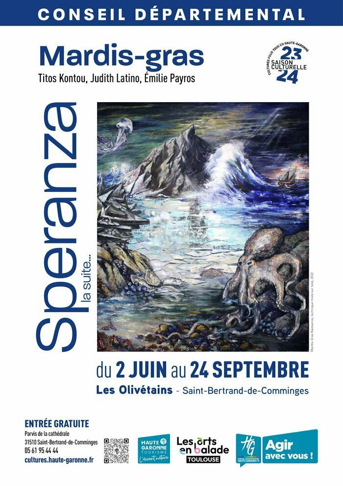 Du 2 juin au 24 septembre 2023, avec Titos Kontou, Judith Latino et Émilie Payros.