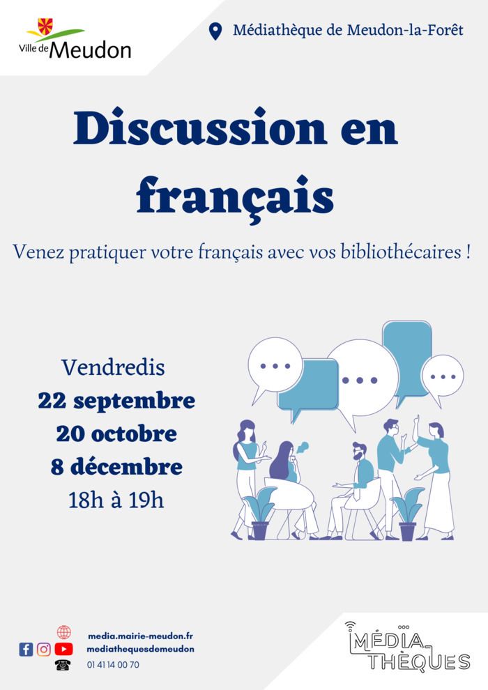 Le français n'est pas votre langue maternelle ? Vous souhaitez vous améliorer ? Participez à notre atelier !