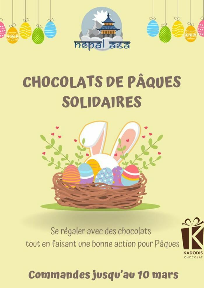 Ces chocolats issus du commerce équitable permettent de financer le centre éducatif à Katmandou pour les enfants défavorisés