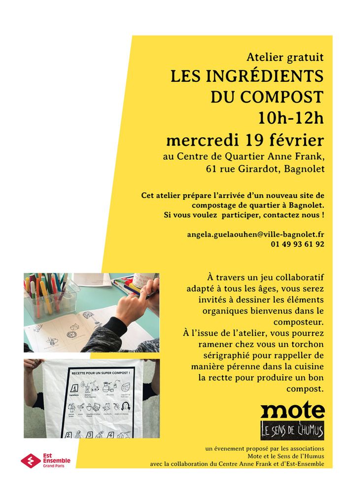 Atelier visant à apprendre aux participants les matières que l'on peut mettre à composter