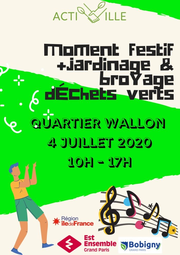 [Quartier] Vous habitez à Bobigny, au centre ville et vous souhaitez composter. Rejoignez-nous ce Samedi à partir de 10h pour fêter les 5 années d'existence du composteur du quartier Wallon.