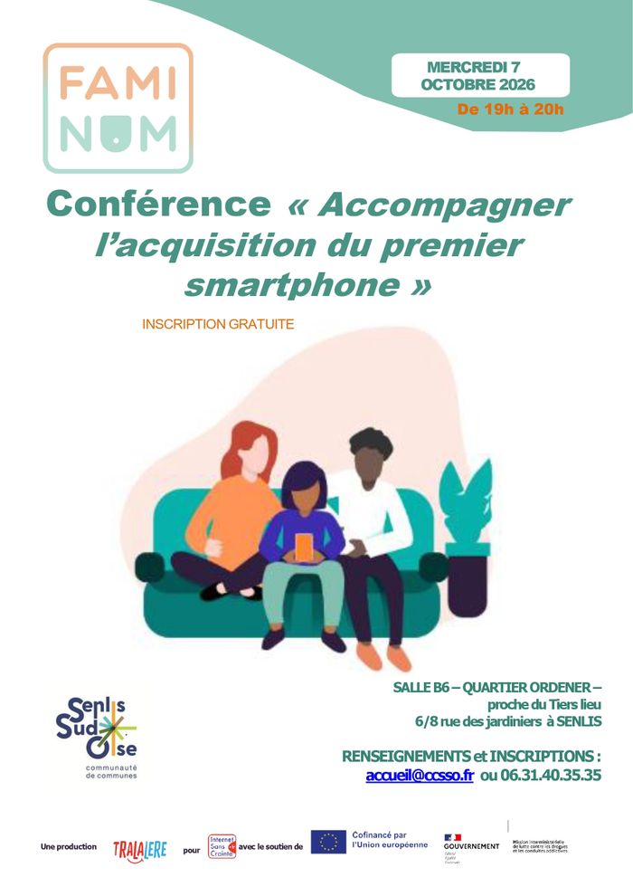 Conférence "Accompagner l'utilisation du premier smartphone"