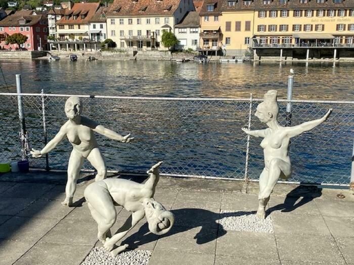 Romantik und Kunst direkt am Rhein in der Kunstschür