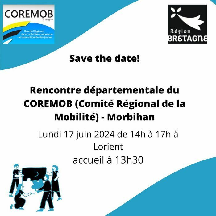 Invitation au COREMOB 56 pour toutes et tous les acteurices breton.nes intéressée.es par les questions de mobilité internationale des jeunes