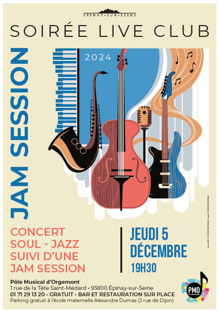 Concert soul-jazz suivi d'une jam session