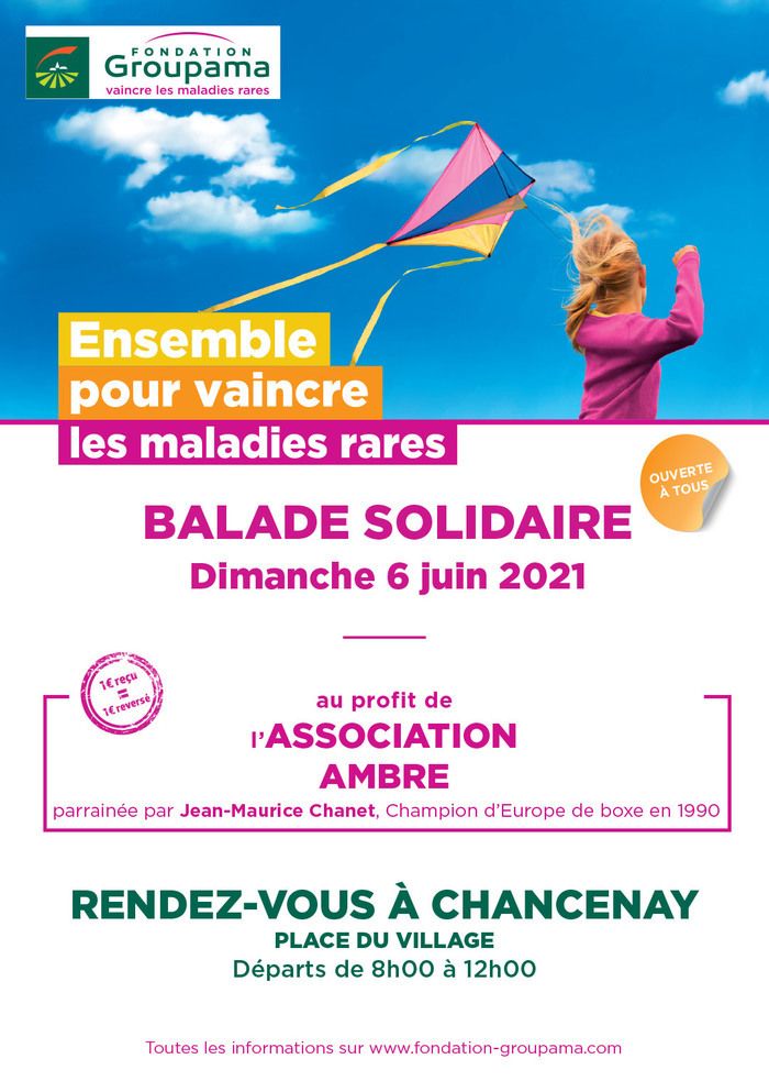 Balade solidaire au profit de l'association AMBRE parrainée par Jean-Maurice Chanet, Champion d’Europe de boxe en 1990.