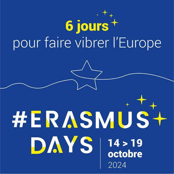 Les #ErasmusDays sont une célébration internationale de six jours du programme Erasmus+