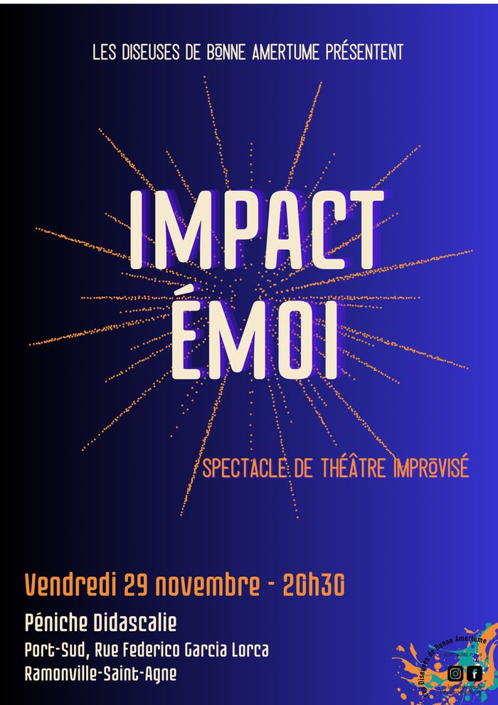 Les Diseuses de Bonne Amertume vous invitent à leur nouvelle création improvisée, un spectacle faisant la part belle aux émotions et à l'empathie.