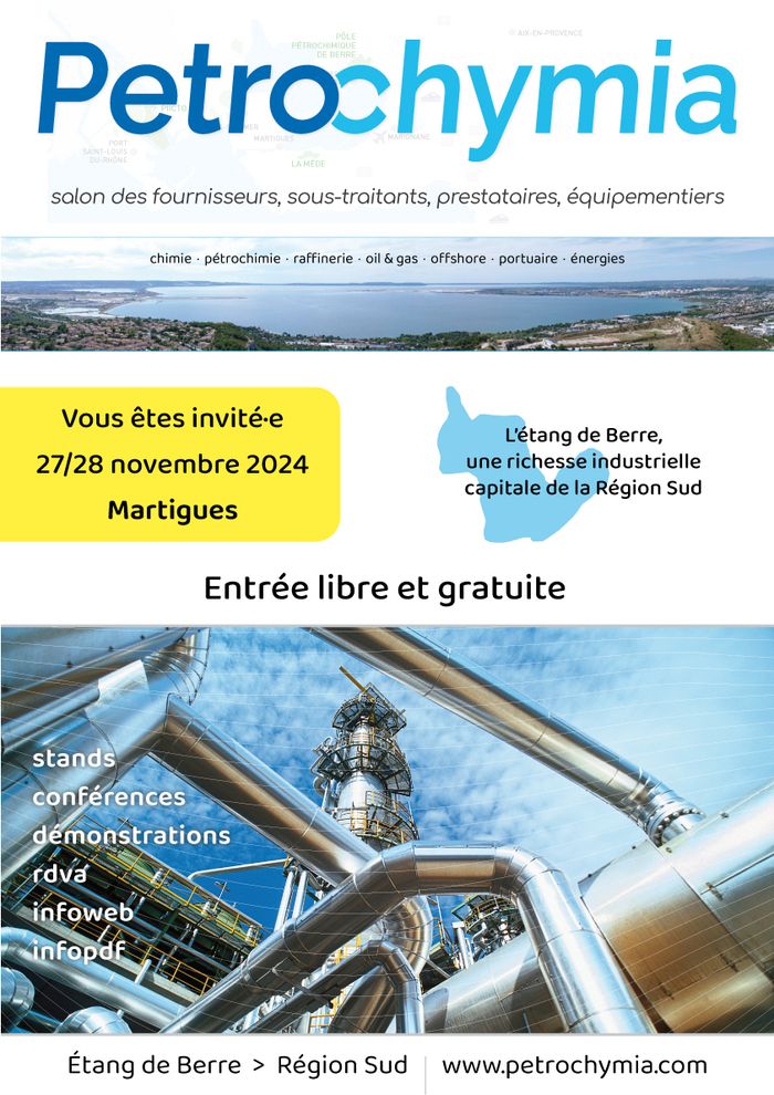 Le salon Petrochymia permet aux acteurs des filières chimie, pétrochimie et des domaines de la raffinerie, oil & gas et offshore, de se rencontrer.