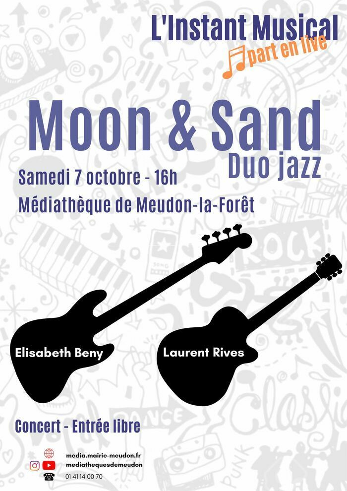 Concert du duo Moon and Sand (Jazz, Blues, Bossa nova)