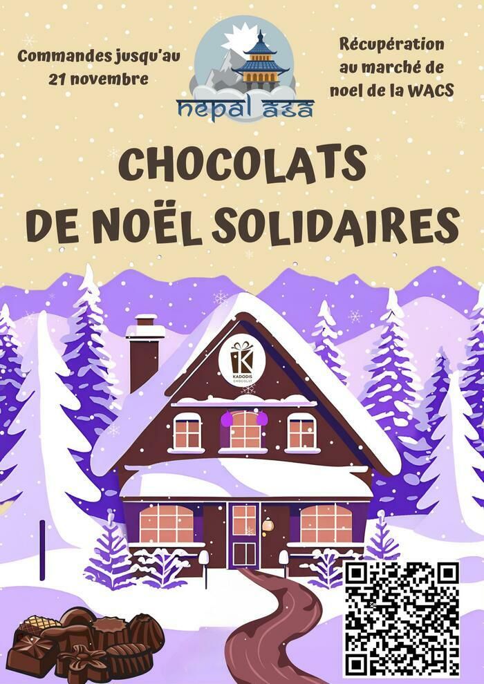 L'association Népal Ãsã vous propose de commander des chocolats solidaires issus du commerce équitable !