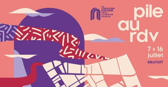 Pour sa quinzième édition, le festival Pile au RDV revient du 7 au 16 juillet, à La Condition Publique pour dix jours de concerts, expositions, balades, ateliers… Venez célébrer l'été avec nous !