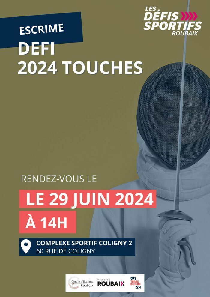 Rejoignez le défi "2024 touches" et libérez le champion d'escrime qui est en vous.