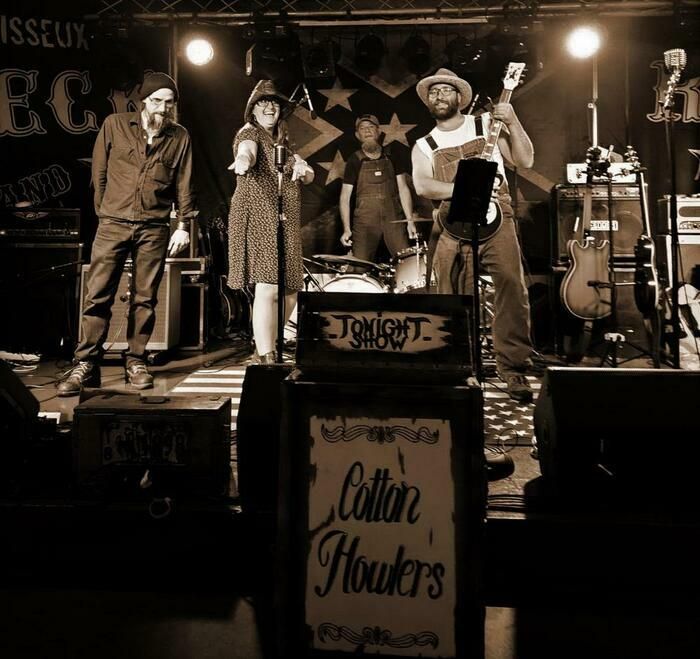 Reprises et compos de "blues, roots & more", maîtrisant parfaitement leurs instruments (cigar-box, washboard, harmonica) et une puissante voix rauque !