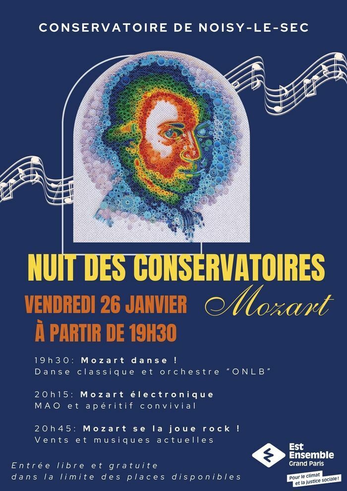 Le conservatoire de Noisy-le-Sec célèbre Mozart dans tous ses états lors de la Nuit des conservatoires 2024 !