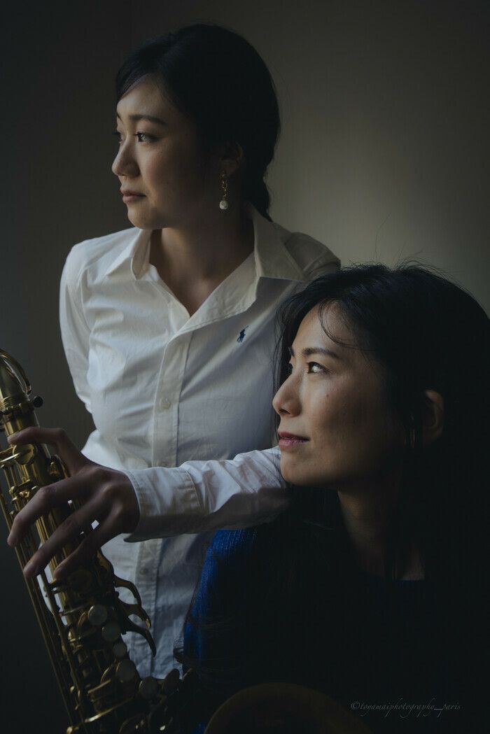 Miho Kiyokawa, saxophone, & Nanami Okuda, piano