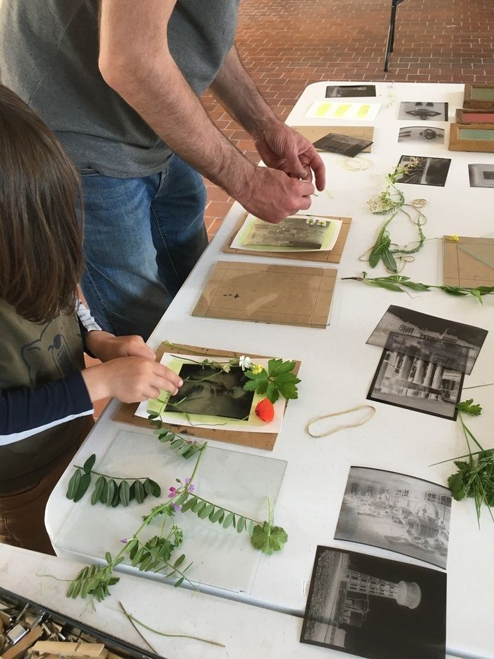 L'atelier photogramme autour de l'exposition