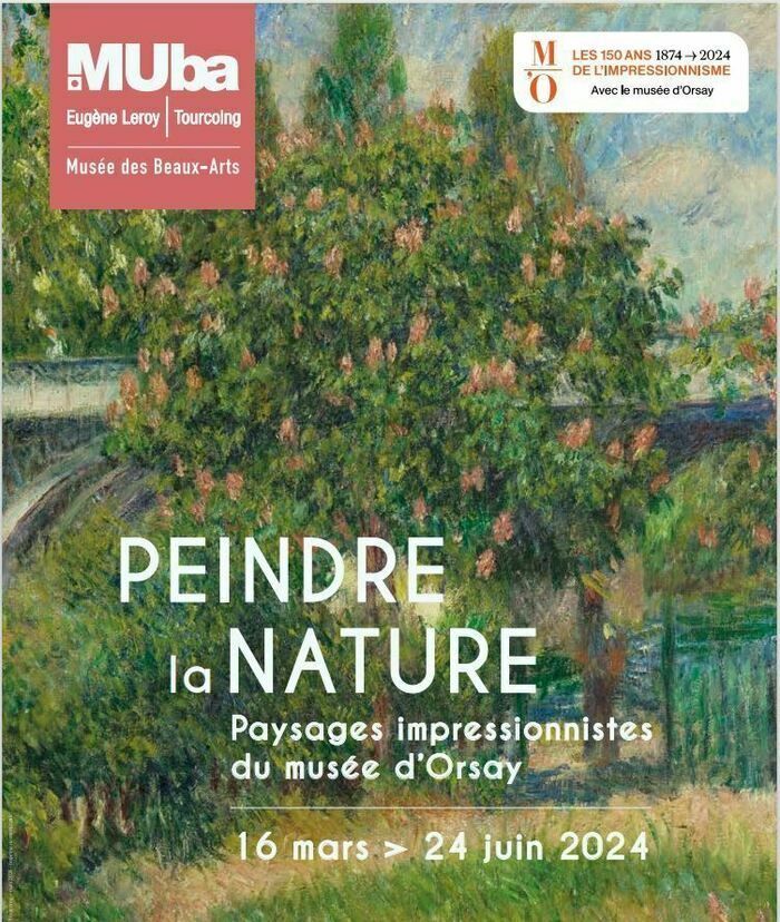 Atelier d’expérimentation plastique proposé par le MUba, à la suite de la présentation de l’exposition "Peindre la nature. Paysages impressionnistes du musées d’Orsay."